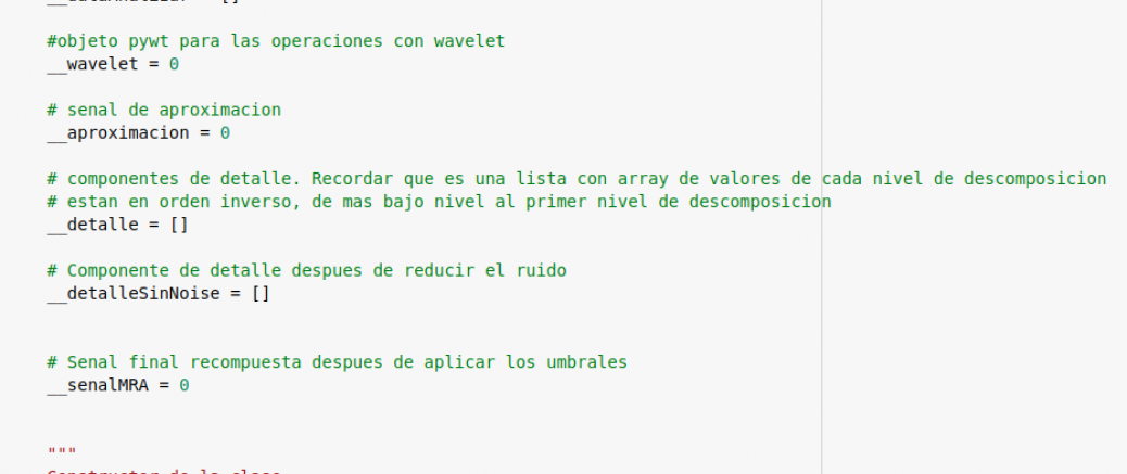 La documentación mas importante, el código.